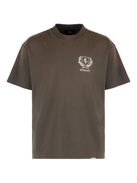  Represent Crest Emblem-printed T-shirt - Brown 
