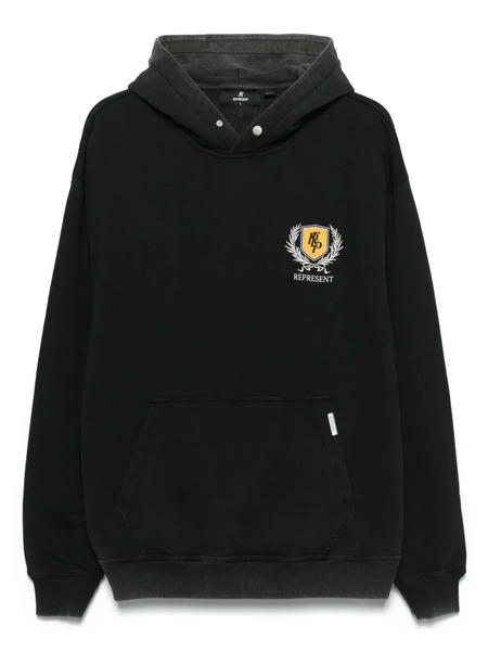  Represent Crest Hoodie - Black 