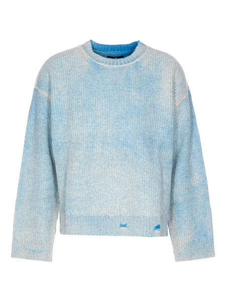  Represent Distressed-effect Sweater - Blue 