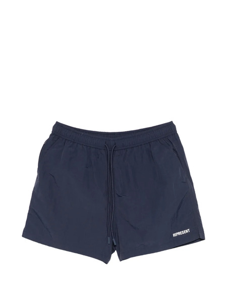  Represent Drawstring-fastening Swim Shorts - Blue 
