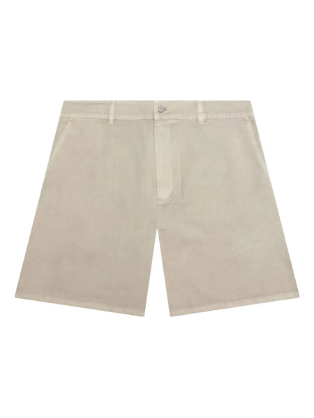 Represent Embroidered-logo Shorts - Neutrals 