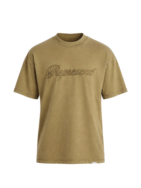  Represent Embroidered T-shirt - Green 