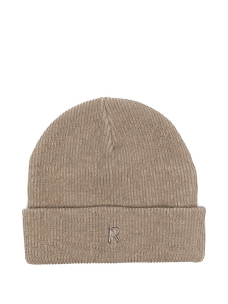  Represent Logo-plaque Beanie - Neutrals 