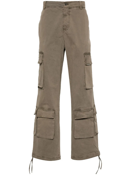  Represent Logo-plaque Cargo Pants - Grey 