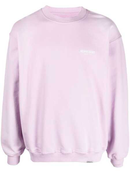 Represent Logo-print Oversize Jumper - Purple 