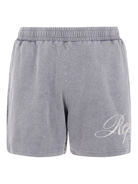  Represent Logo-print Shorts - Grey 