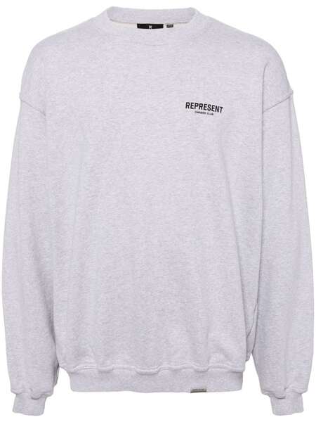  Represent Logo-printed Sweatshirt - Grey 