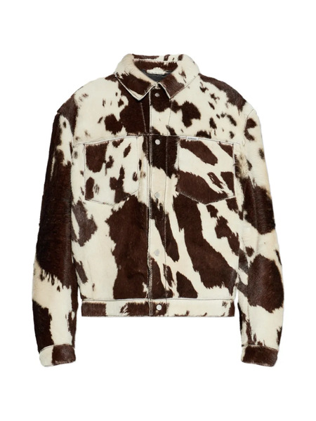 Represent Patterned Chest-pocket Jacket - Brown 