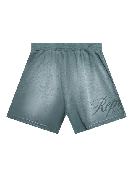  Represent Script Mesh Shorts - Green 