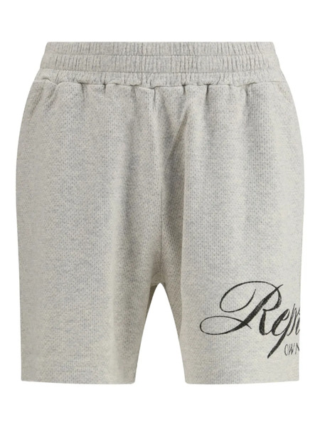  Represent Script Mesh Shorts - Grey 