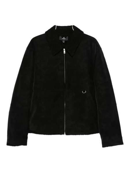  Represent Shearling-collar Zip-up Jacket - Black 