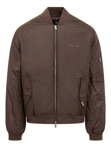  Represent Smart Zip-fastening Bomber Jacket - Brown 