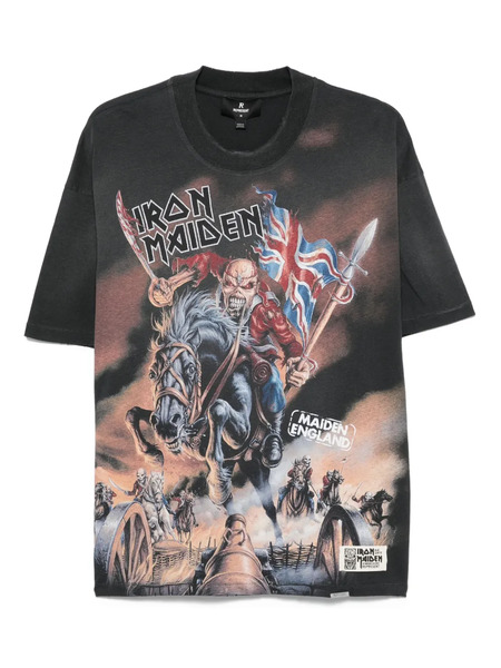  Represent X Iron Maiden X Steed Graphic T-shirt - Grey 