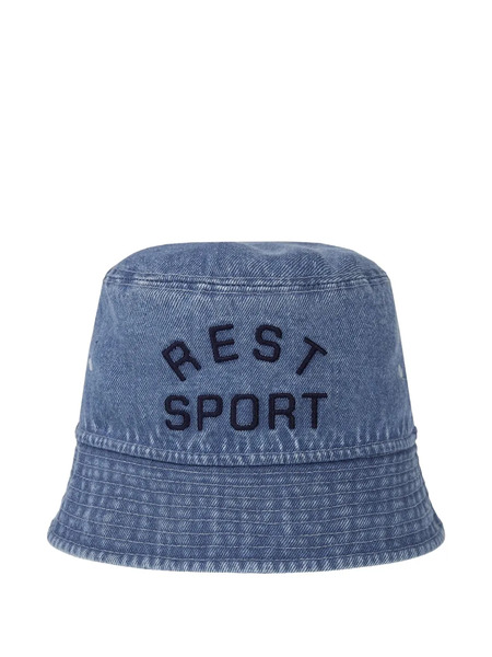  Rest&recreation Denim Bucket Hat - Blue 