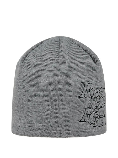  Rest&recreation Logo-embroidered Beanie - Grey 