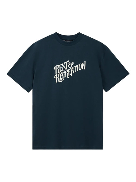  Rest&recreation Logo-print T-shirt - Blue 