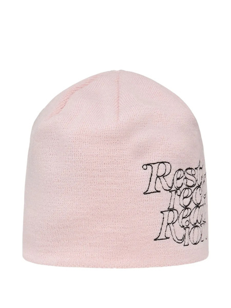  Rest&recreation Logo-stitch Beanie - Pink 