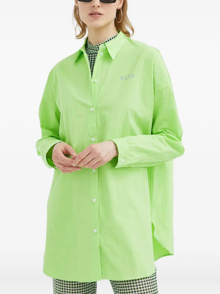  Résumé Buttoned Long-sleeved Top - Green 