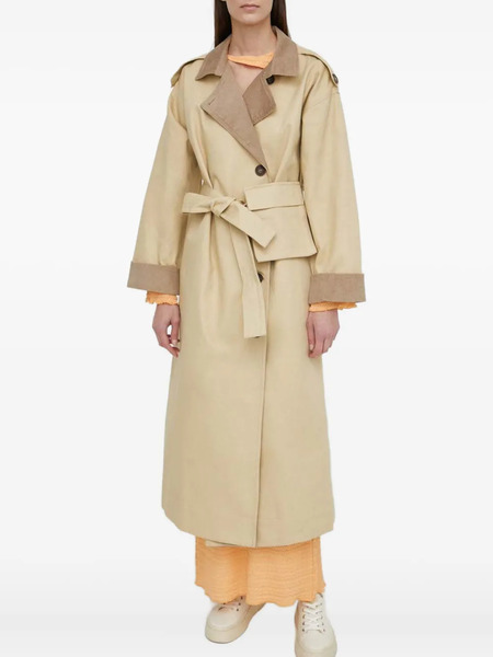  Résumé Double-breasted Trench Coat - Neutrals 