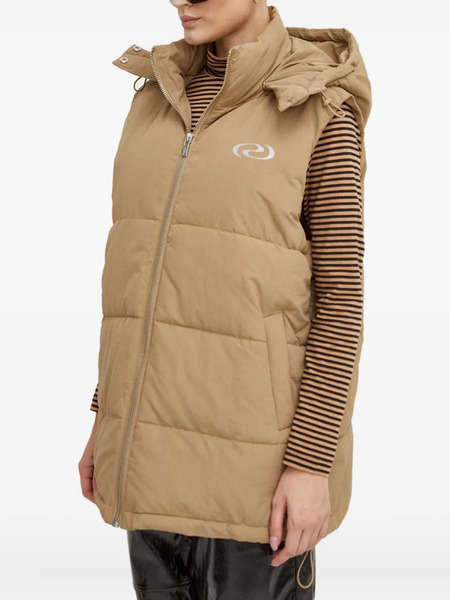  Résumé Logo-print Gilet - Brown 