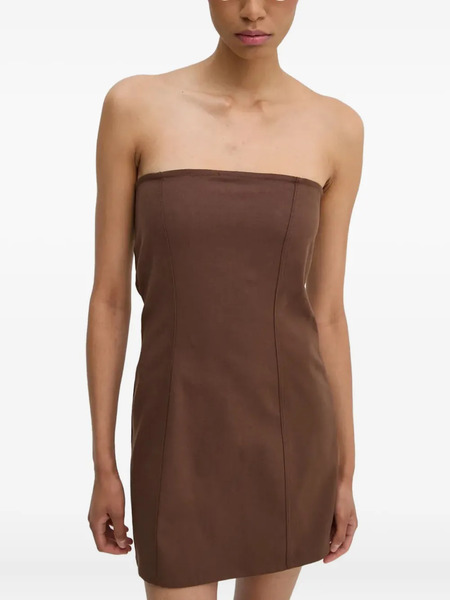  Résumé Strapless Mini Dress - Brown 