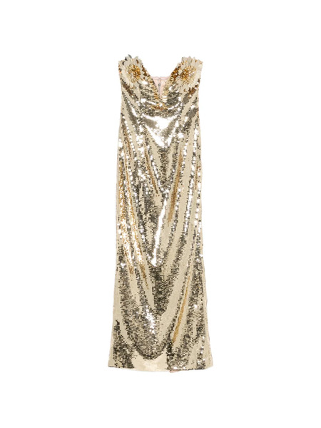  Retrofete Amulet Maxi Dress - Gold 