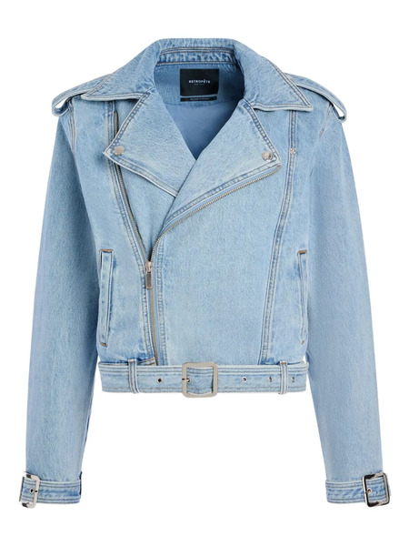  Retrofete Cotton Denim Jacket - Blue 