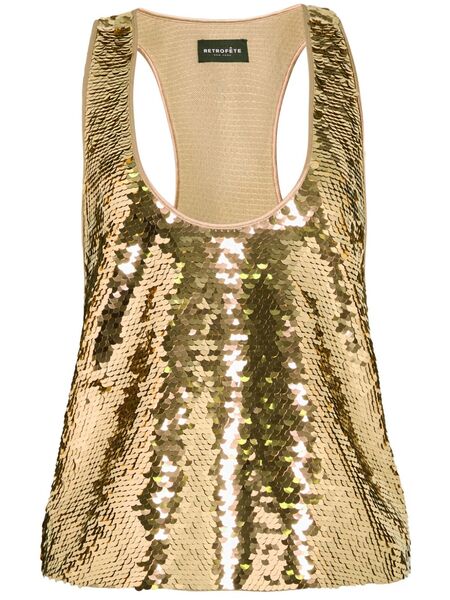  Retrofete Mandy Tank Top - Gold 