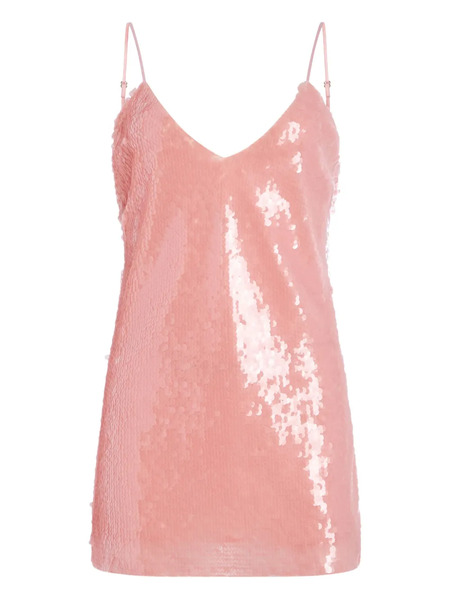  Retrofete Sequin Slip Dress - Pink 