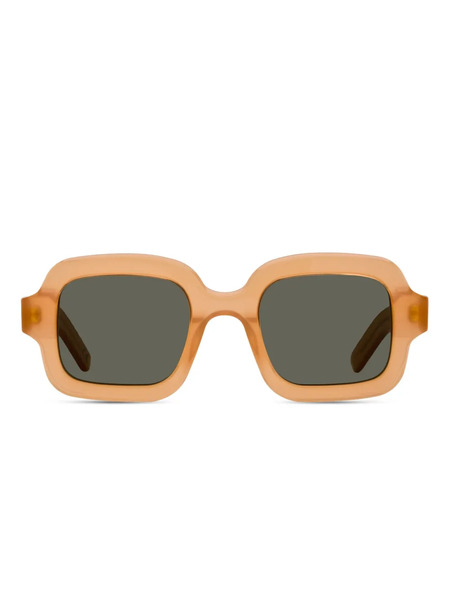  Retrosuperfuture Benz Rounded-square Sunglasses - Brown 