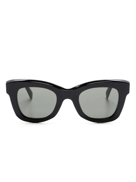  Retrosuperfuture Butterfly-frame Sunglasses - Black 