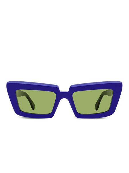  Retrosuperfuture Coccodrillo Pointed-edge Sunglasses - Blue 