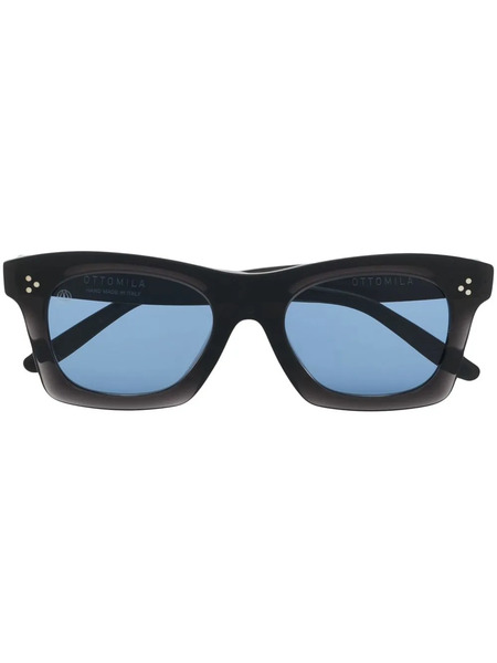  Retrosuperfuture Martini Tuxedo Square-frame Sunglasses - Black 
