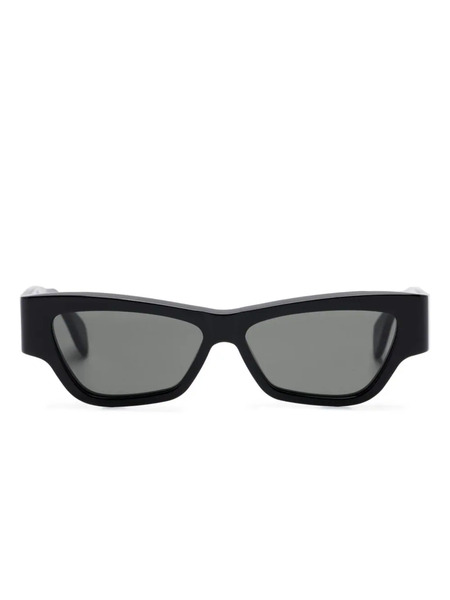  Retrosuperfuture Nameko Rectangle-grame Sunglasses - Black 