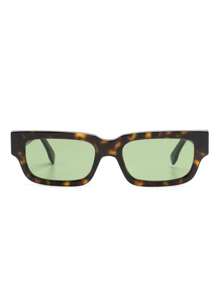  Retrosuperfuture Roma Rectangle-frame Sunglasses - Brown 