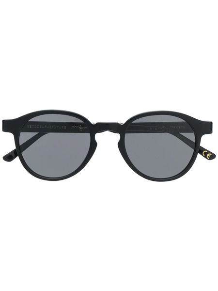  Retrosuperfuture Round Frame Sunglasses - Black 