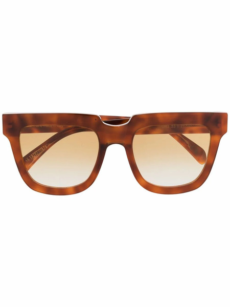  Retrosuperfuture Tortoiseshell-effect Oversize-frame Sunglasses - Brown 