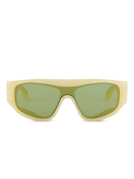  Retrosuperfuture Ufo Geometric-frame Sunglasses - Neutrals 