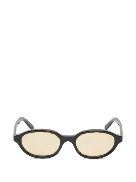  Retrosuperfuture X Mm6 Oval-frame Sunglasses - Brown 