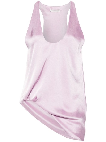  Rev Asymmetric Satin Tank Top - Purple 