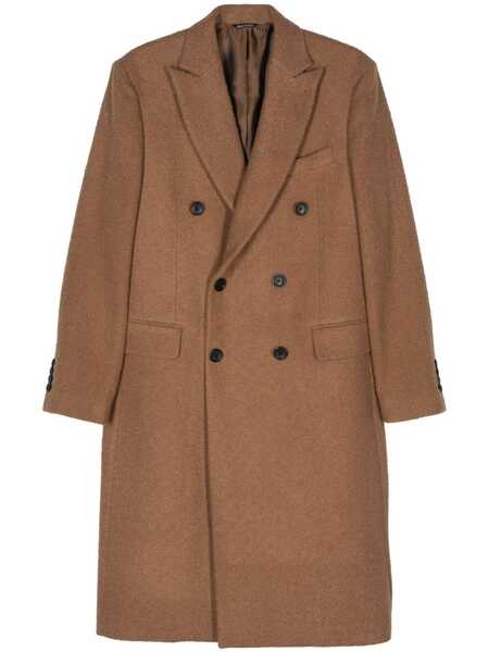  Reveres 1949 Bouclé Coat - Brown 