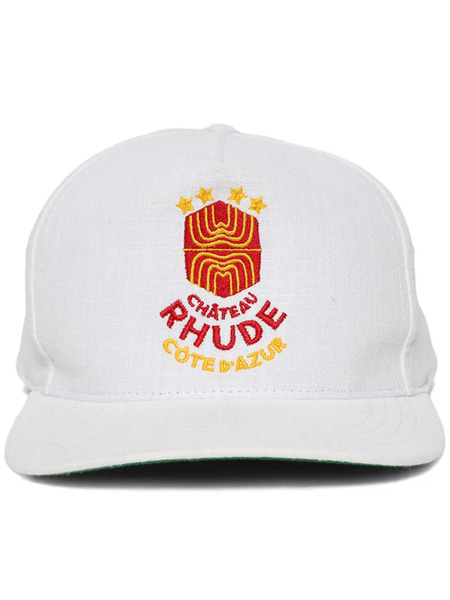  Rhude Azur Linen Cap - White 