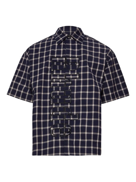  Rhude Checked-pattern Shirt - Blue 
