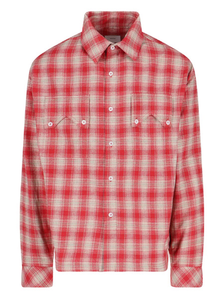  Rhude Checked Shirt - Red 