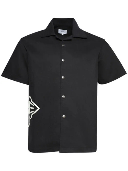  Rhude Cross Logo Shirt - Black 