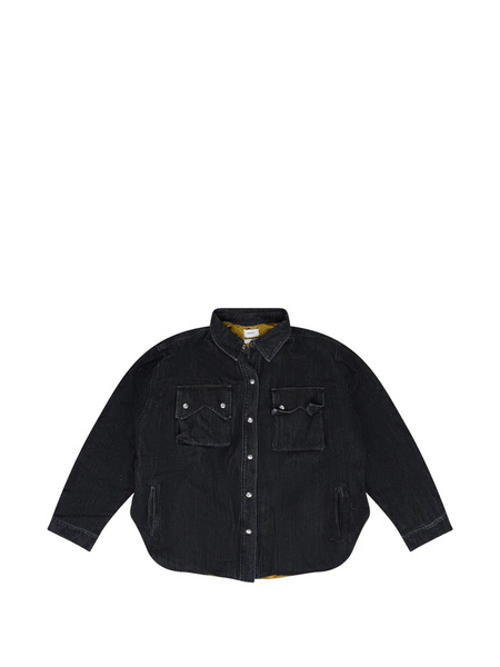 Rhude Denim Shirt Jacket - Black 