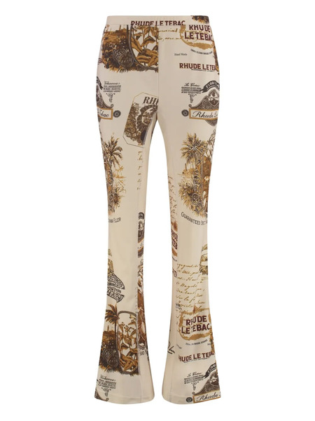  Rhude Flared Trousers - Neutrals 