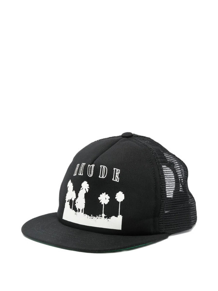  Rhude Logo Cap - Black 