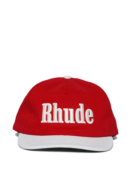  Rhude Logo-embroidered Two-tone Cap 