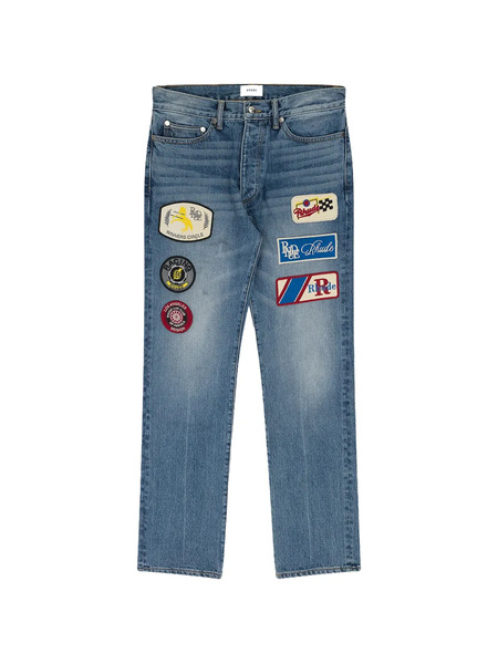  Rhude Logo-patch Jeans - Blue 